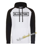 BLACKPINK - Logo - čiernobiela pánska mikina