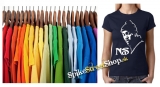 NAS - Logo & Portrait - farebné dámske tričko