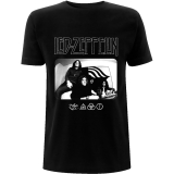 LED ZEPPELIN - Icon Logo Photo - čierne pánske tričko