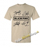 BLACKPINK - Logo & Signature - pieskové detské tričko