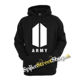 BTS - BANGTAN BOYS - Army Logo - čierna detská mikina