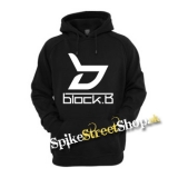 BLOCK B - Logo - čierna pánska mikina