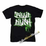 BILLIE EILISH - Painted Graffiti Logo - čierne detské tričko