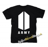 BTS - BANGTAN BOYS - Army Logo - čierne detské tričko