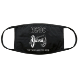 AC/DC - About To Rock - rúško na tvár (Výpredaj)