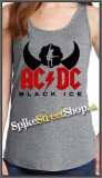 AC/DC - Black Ice Angus Silhouette - Ladies Vest Top - šedé