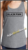 BLACKPINK - Logo - Ladies Vest Top - šedé
