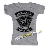 METALLICA - Since 1981 - šedé dámske tričko