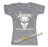 VENOM - Black Metal - šedé dámske tričko