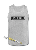BLACKPINK - Logo - Mens Vest Tank Top - šedé