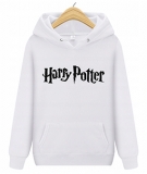 HARRY POTTER - Wizard Fantasy Logo - biela pánska mikina