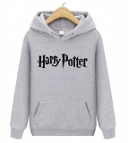 HARRY POTTER - Wizard Fantasy Logo - šedá pánska mikina