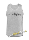 TWILIGHT - The Twilight Saga Logo - Mens Vest Tank Top - šedé