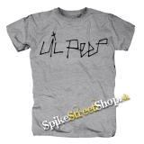LIL PEEP - Logo - sivé pánske tričko