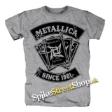 METALLICA - Since 1981 - sivé pánske tričko