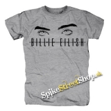 BILLIE EILISH - Eyes Logo - tmavosivé detské tričko