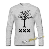 XXXTentacion - Tree - šedé pánske tričko s dlhými rukávmi
