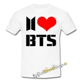 I LOVE BTS - biele pánske tričko