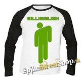 BILLIE EILISH - Logo & Stickman - pánske tričko s dlhými rukávmi