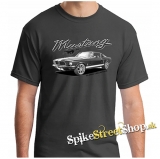 FORD MUSTANG - Legendary Car Collection - šedé pánske tričko