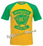 METALLICA - Since 1981 - žltozelené pánske tričko