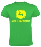 JOHN DEERE - Logo - zelené detské tričko