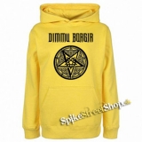 DIMMU BORGIR - Pentagram - žltá pánska mikina