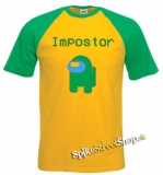AMONG US - Impostor - žltozelené pánske tričko