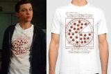 TOM HOLLAND - Vitruvian Pizza - biele pánske tričko