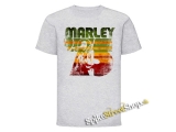 BOB MARLEY - Marley 75 - šedé pánske tričko