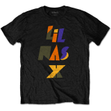 LIL NAS X - Scrap Letters - čierne pánske tričko