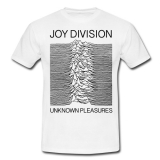 JOY DIVISION - Unknown Pleasures - biele pánske tričko