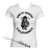 SONS OF ANARCHY - California - biele dámske tričko