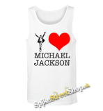 I LOVE MICHAEL JACKSON - Mens Vest Tank Top - biele