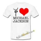 I LOVE MICHAEL JACKSON - biele pánske tričko