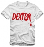 DEXTER - Logo - biele pánske tričko