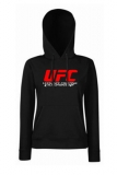 UFC - Logo - čierna dámska mikina