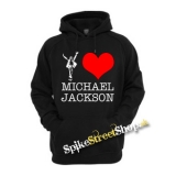 I LOVE MICHAEL JACKSON - čierna pánska mikina