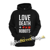 LOVE, DEATH & ROBOTS - Logo Crest - čierna detská mikina