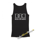 DEAD CAN DANCE - Logo Grey Sign - Mens Vest Tank Top - čierne