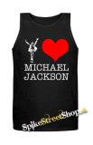 I LOVE MICHAEL JACKSON - Mens Vest Tank Top - čierne