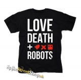 LOVE, DEATH & ROBOTS - Logo Crest - pánske tričko