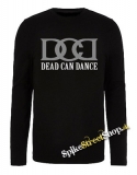 DEAD CAN DANCE - Logo Grey Sign - čierne pánske tričko s dlhými rukávmi