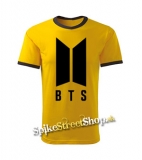 BTS - BANGTAN BOYS - Logo - žlté chlapčenské tričko - CONTRAST BORDERS