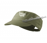 MOTIONLESS IN WHITE - Logo White - olivová šiltovka army cap