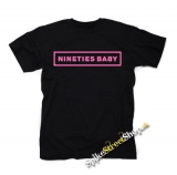 BLACKPINK - Nineties Baby - čierne detské tričko