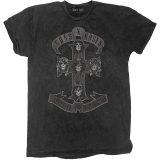 GUNS N ROSES - Monochrome Cross - čierne pánske tričko