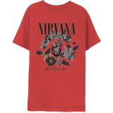 NIRVANA - Heart Shaped Box - červené pánske tričko