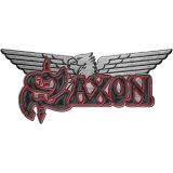 SAXON - Logo - kovový odznak