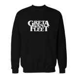 GRETA VAN FLEET - Logo - čierna detská mikina bez kapuce